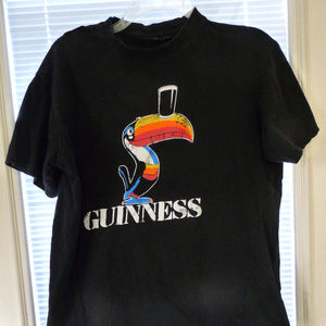 Guinness T shirt official cotton L bird beer